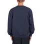 by Parra Water Wave Logo Crew Neck Sweatshirt (Navy)