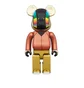 Medicom 400% Daftpunk Be@rbrick Toy (Black / Gold)