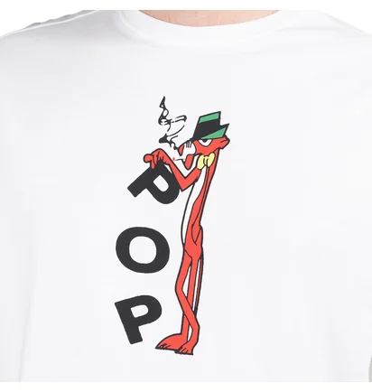 Pop Trading Company Cool Cat T-Shirt (Weiß)