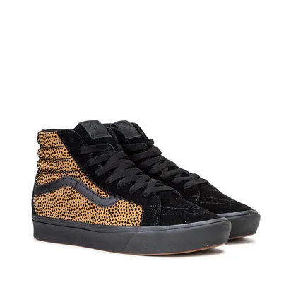 Vans UA Comfycush Sk8-Hi 'Tiny Cheetah' (Schwarz / Braun)