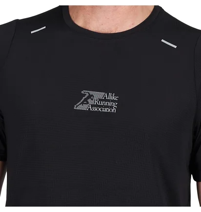 Allike Running Association Running Shirt (Schwarz / Reflective)