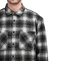 Carhartt WIP L/S Halleck Shirt (Schwarz / Weiß)