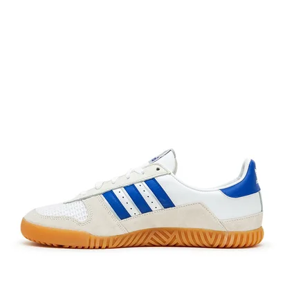 adidas Indoor Comp (Weiß / Blau / Beige)