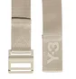 adidas Y-3 Classic Logo Belt (Cream)