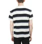 Norse Projects Johannes Textured Stripe Tee (Dunkelblau)