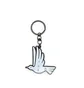 Parra Static Flight Key Chain (Weiß / Schwarz)