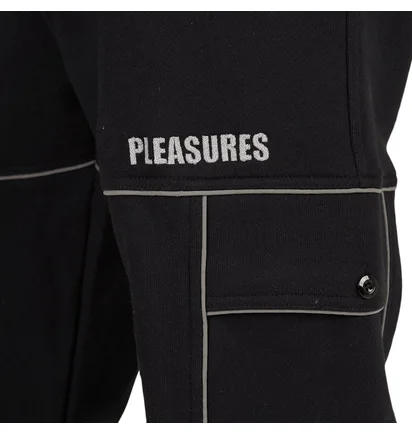 Pleasures Oracle Cargo Sweatpants (Schwarz)