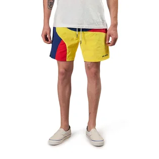 Aimé Leon Dore Color Blocked Swim Trunks (Blau)