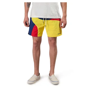 Aimé Leon Dore Color Blocked Swim Trunks (Blau)