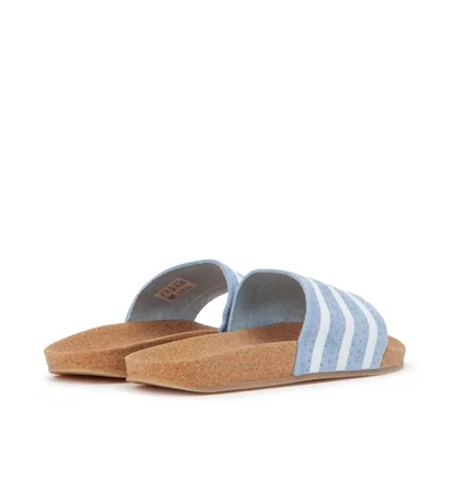 adidas Adilette Cork W (Aschblau / Weiß / Gummi)