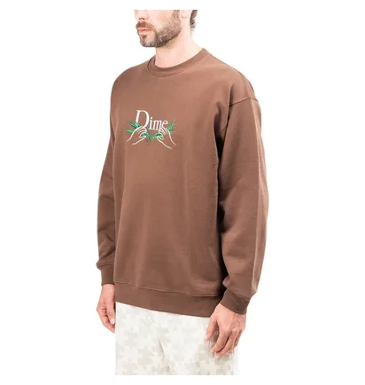 Dime Classic Grass Crewneck (Braun)