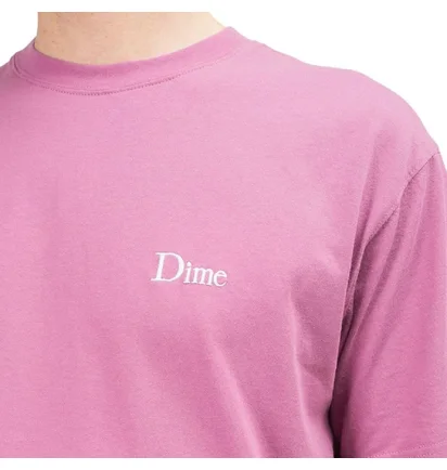 Dime Classic Small Logo T-Shirt (Rosa)