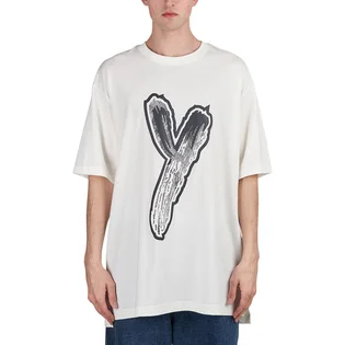 adidas Y-3 Graphic Logo Short Sleeve Tee (Weiß)