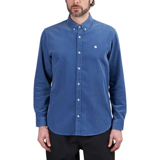 Carhartt WIP L/S Madison Fine Cord Shirt (Hellblau)