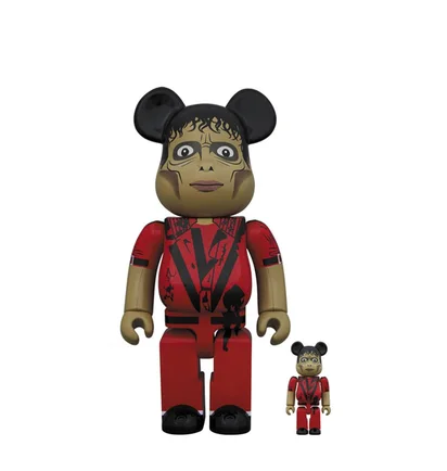 Medicom 100% + 400% Michael Jackson Zombie Be@rbrick Toy