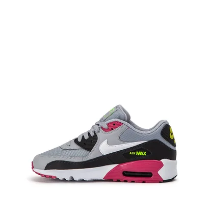 Nike Air Max 90 Mesh GS (Grau / Pink)