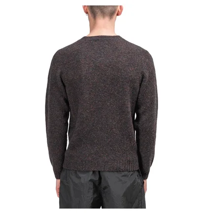 Norse Projects Birnir Brushed Lambswool Crewneck (Schwarz)