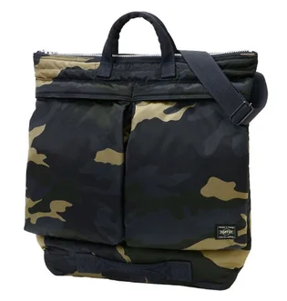Porter by Yoshida Counter Shade Helmet Bag (Woodland Khaki)
