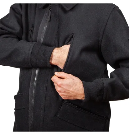 Stone Island Panno Speciale Coat (Schwarz)