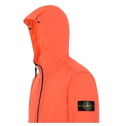 Stone Island Skin Touch Nylon-TC Packable Jacket (Orange)