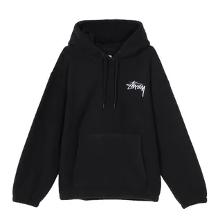 Stüssy Bronson Polar Fleece Hoodie (Schwarz)