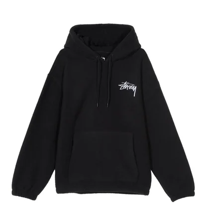 Stüssy Bronson Polar Fleece Hoodie (Schwarz)