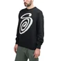 Stüssy Curly S Sweater (Schwarz / Weiß)