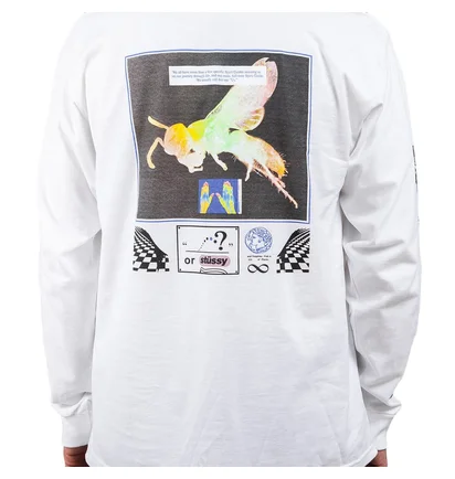 Stüssy Spirit Guide LS Tee (Weiß)