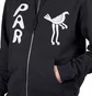 by Parra Zipped Pigeon Zip Hooded Sweatshirt (Schwarz)