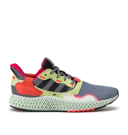 adidas ZX 4000 4D (Grau / Gelb / Rot)
