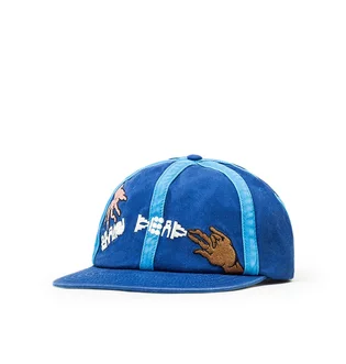 Brain Dead Connection 6 Panel Cap (Navy)
