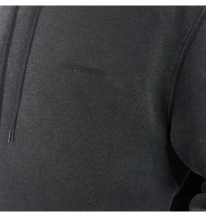 Carhartt WIP Hooded Mosby Script Sweatshirt (Schwarz)