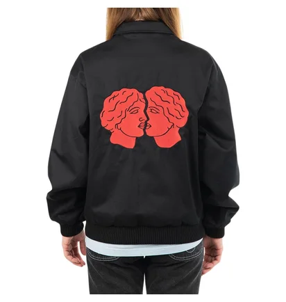 Carne Bollente Evil Heads Bomber Jacket (Schwarz)