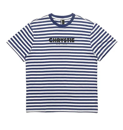 Chrystie NYC Stripe T-Shirt (Navy / Weiß)