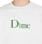 Dime Classic Embroidered Crewneck (Grau)