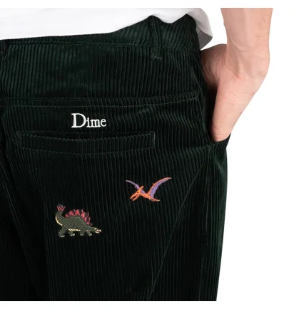 Dime Dino Baggy Corduroy Pants (Dunkelgrün)