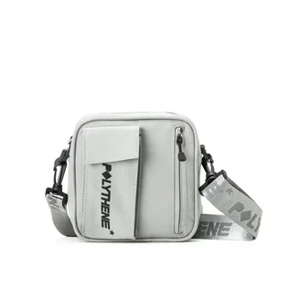 Polythene* Optics Cross Body Bag (Grau / Schwarz)