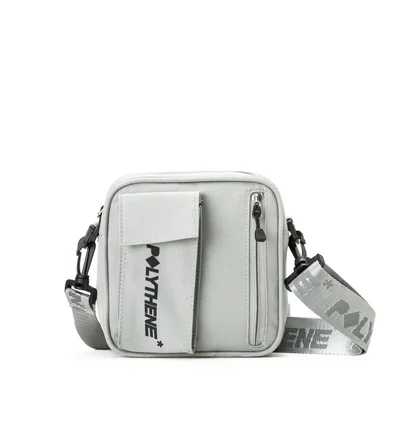 Polythene* Optics Cross Body Bag (Grau / Schwarz)