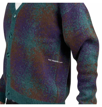 Pop Trading Company Knitted Cardigan (Multi)