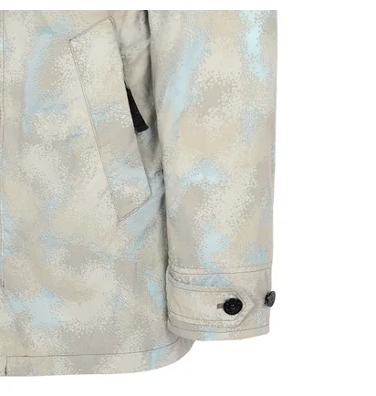 Stone Island Camo Dévoré Watro-TC Jacket (Beige / Grau)