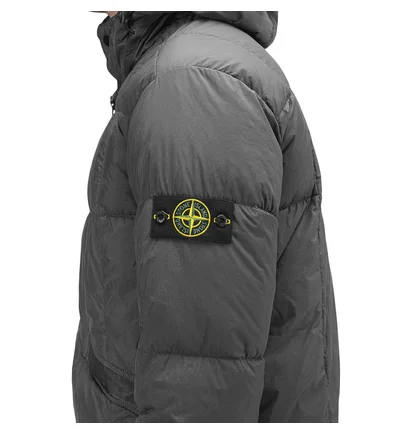 Stone Island Real Down Jacket (Grau)