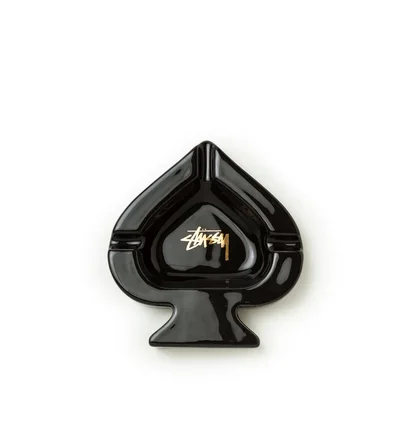 Stüssy Ceramic Spade Ashtray (Schwarz)