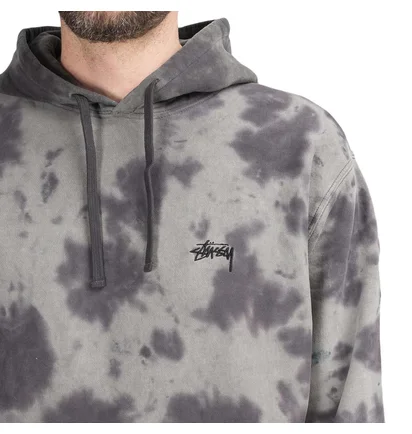 Stüssy Crystal Wash Hoodie (Schwarz)
