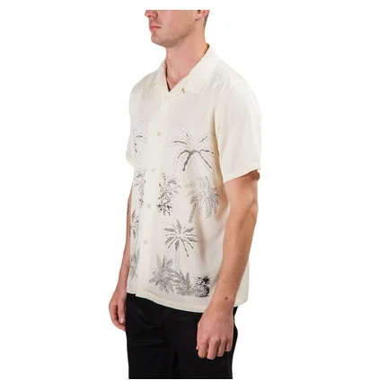 Stüssy Palm Tree Shirt (Creme)