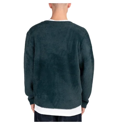 Stüssy Shaggy Cardigan (Dunkelgrün)