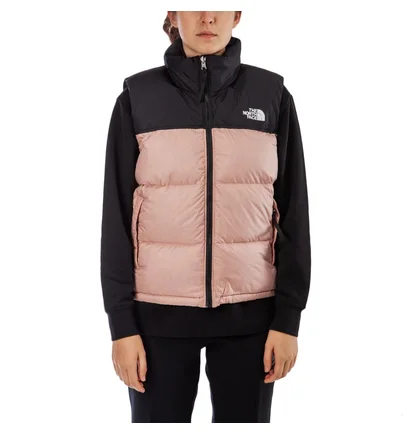 The North Face W 1996 Nuptse Weste (Rosa / Schwarz)