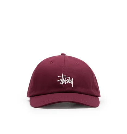 Stüssy Basic Stock Low Pro Cap (Burgund)