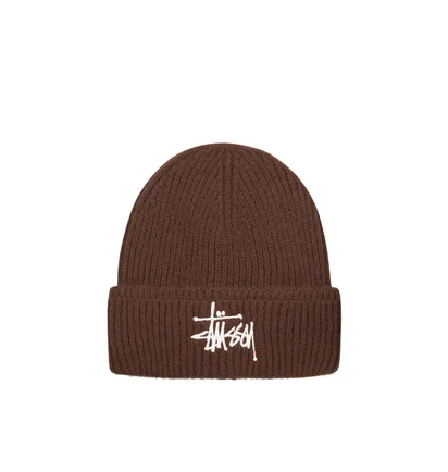 Stüssy Basic Cuff Beanie (Braun)