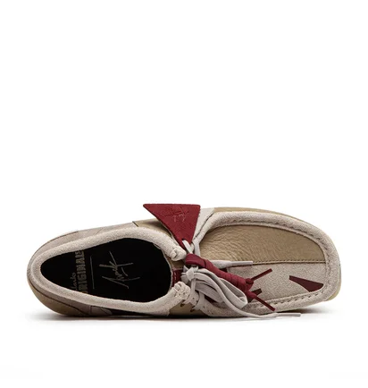 Clarks x Franck Pellegrino Wallabee Combi (Rot)