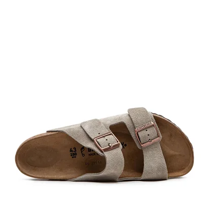 Birkenstock Arizona Suede Leather (Taupe)